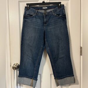 Tommy Hilfiger denim cuffed Capri jeans